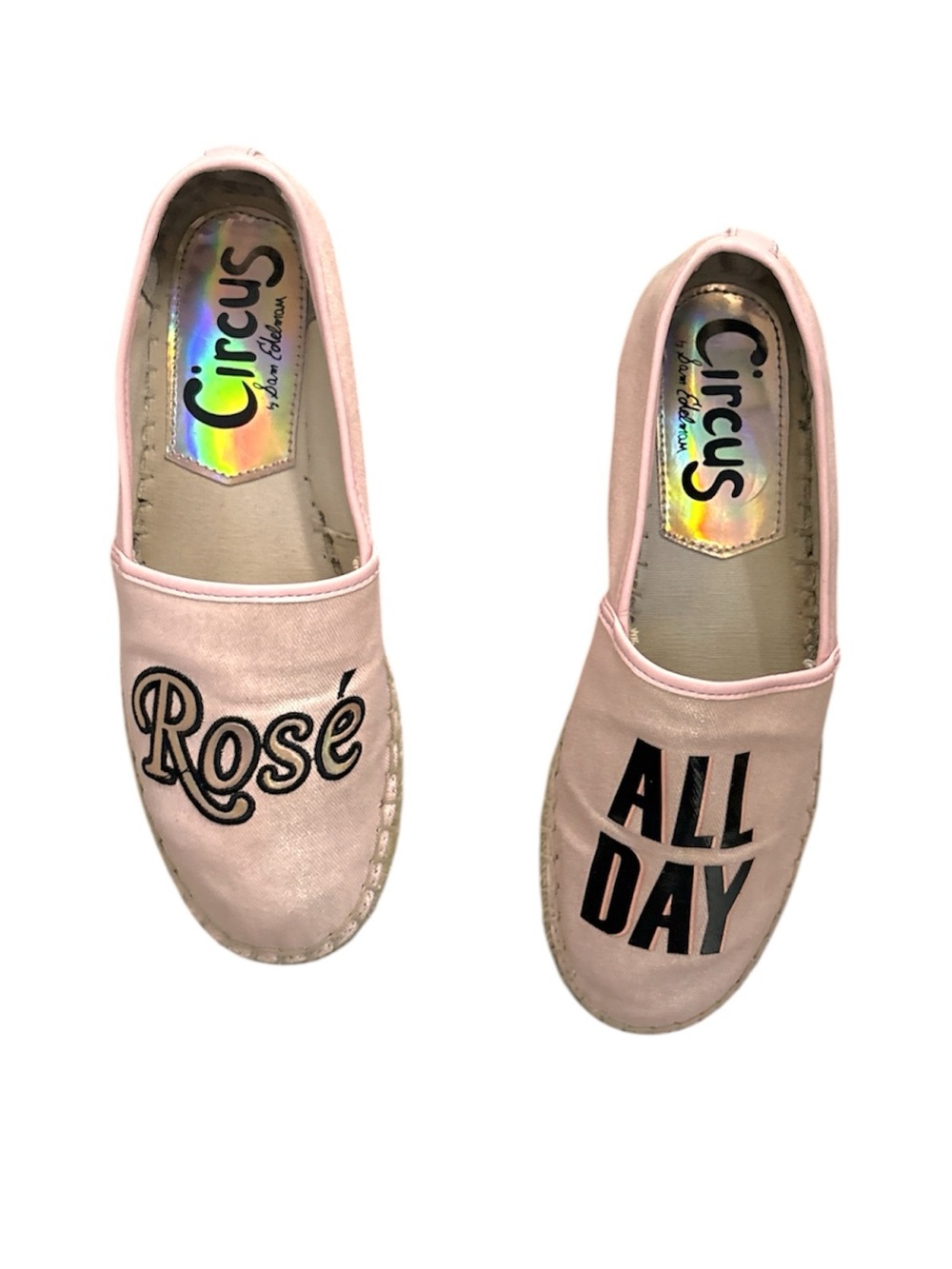 Circus by Sam Edelman Leni Espadrille Flats Rosé All Day Pink 6.5 EUC